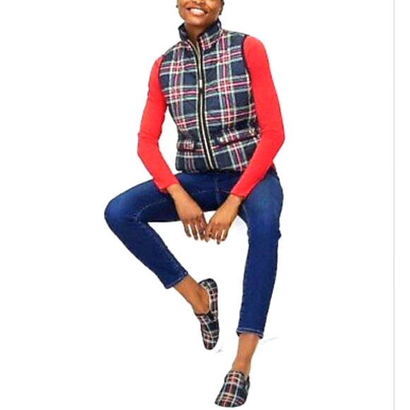 J. CREW Tartan Plaid Vest sz XXS - Picture 1 of 6